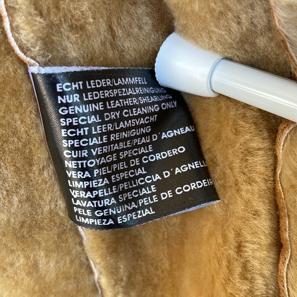 Shearling Suede Coat Vintage - Picture 9 of 10